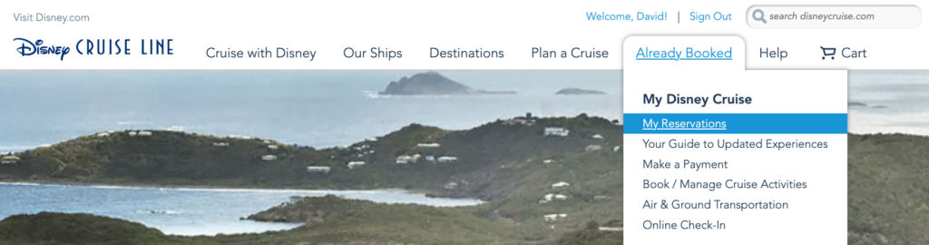 site disney cruise line