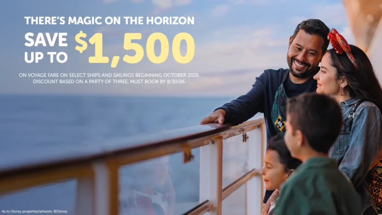 Disney Cruise Line promotional image, widescreen format