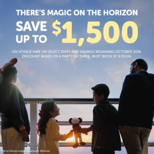 Disney Cruise Line promotional image, square format