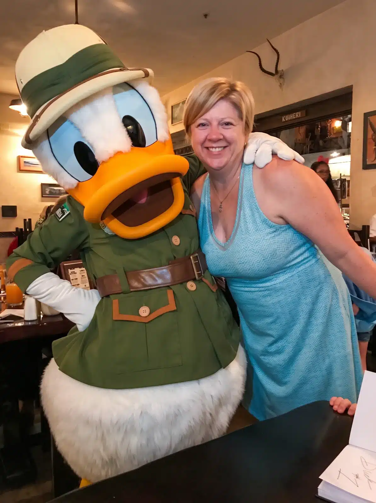 Glenda Taylor with Donald Duck